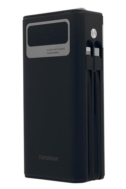 Topomax 30,000 mAh PD 20W 4-in-1 Power Bank TPBF38